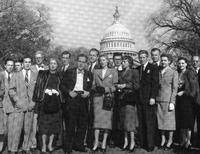 Grupo de actores y actrices norteamericanos opuestos a la caza de brujas
