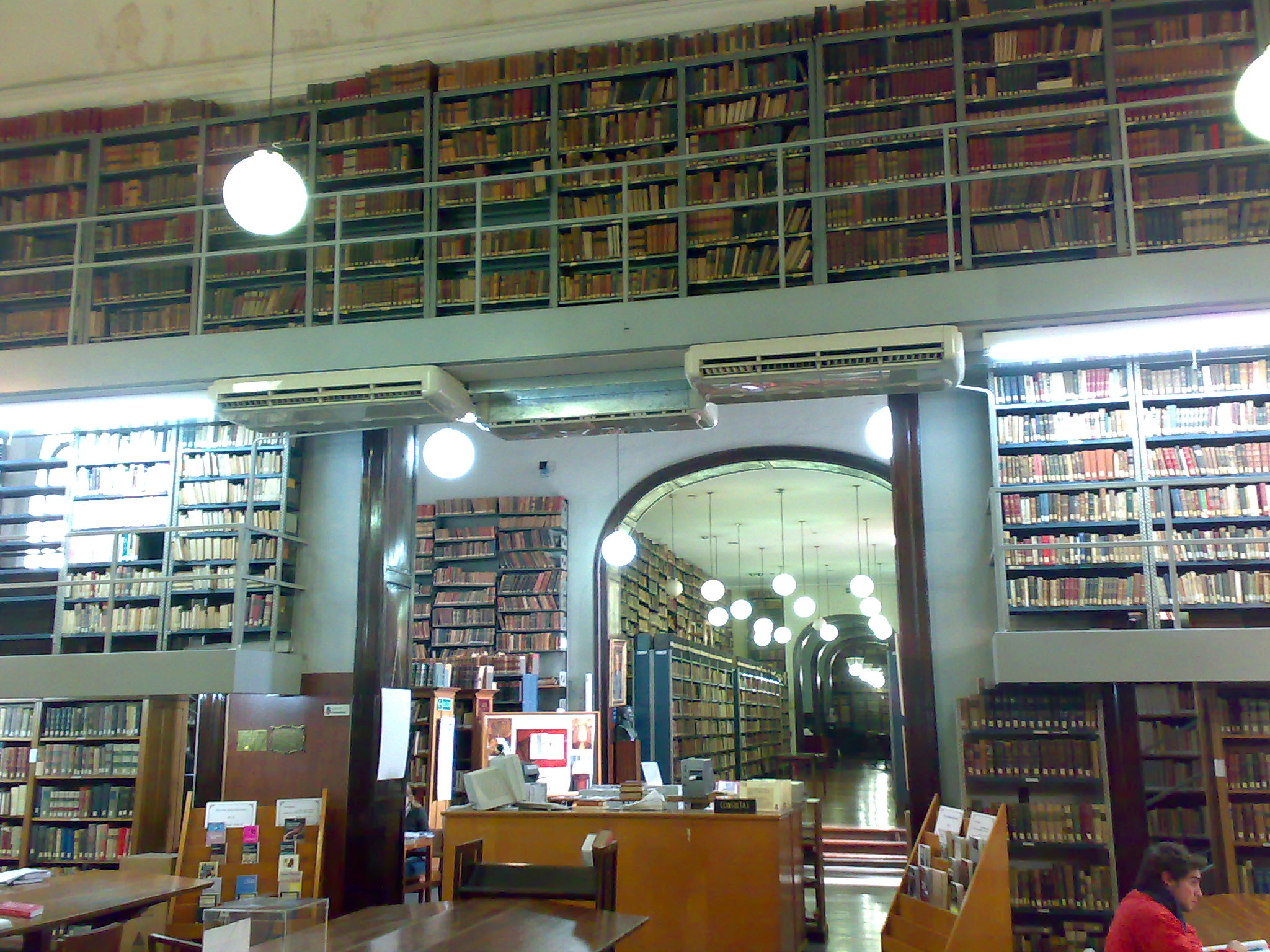 Sala de lectura de la Biblioteca Mayor