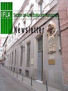 Fachada Biblioteca y logo de la IFLA
