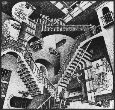 Escher. Relatividad