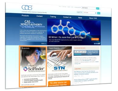 Nueva pgina web de la Chemical American Society (CAS) 
