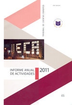 Tribunal de Cuentas Europeo. Informe anual de actividades 2011 
