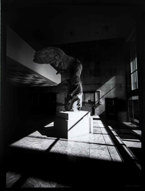 Victoria de Samotracia. Hall de la Facultad de Bellas Artes. 22 minutos de exposicin