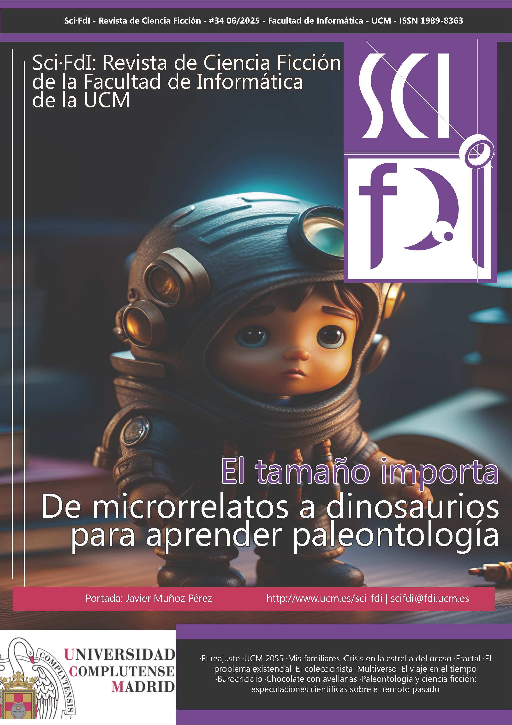 Portada del nmero SciFdi:<br/>Revista de ciencia ficcin, 2025 Junio 23; (34)