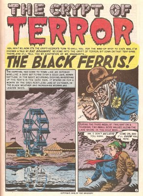 Primera página del relato The Black Ferrys