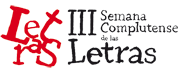 Logotipo de la III Semana Complutense de las Letras, pulse para acceder a la pagina principal de la III Semana Complutense de las Letras