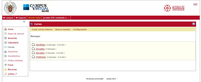 Imagen de la herramienta Correo
