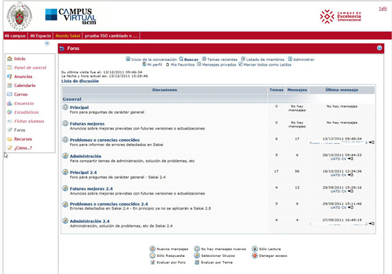 Imagen de la herramienta Foro
