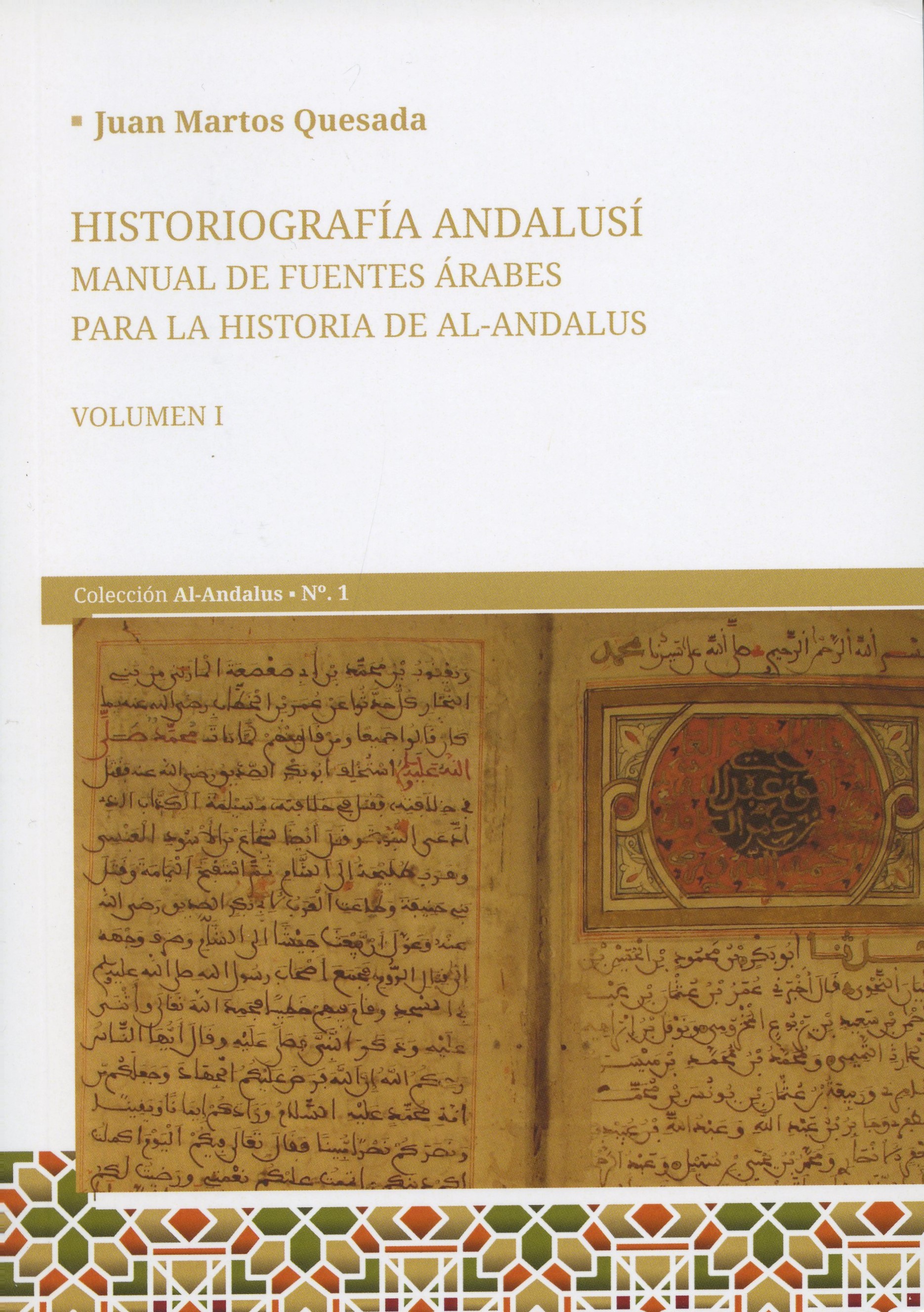 Portada libro Historiografía andalusí