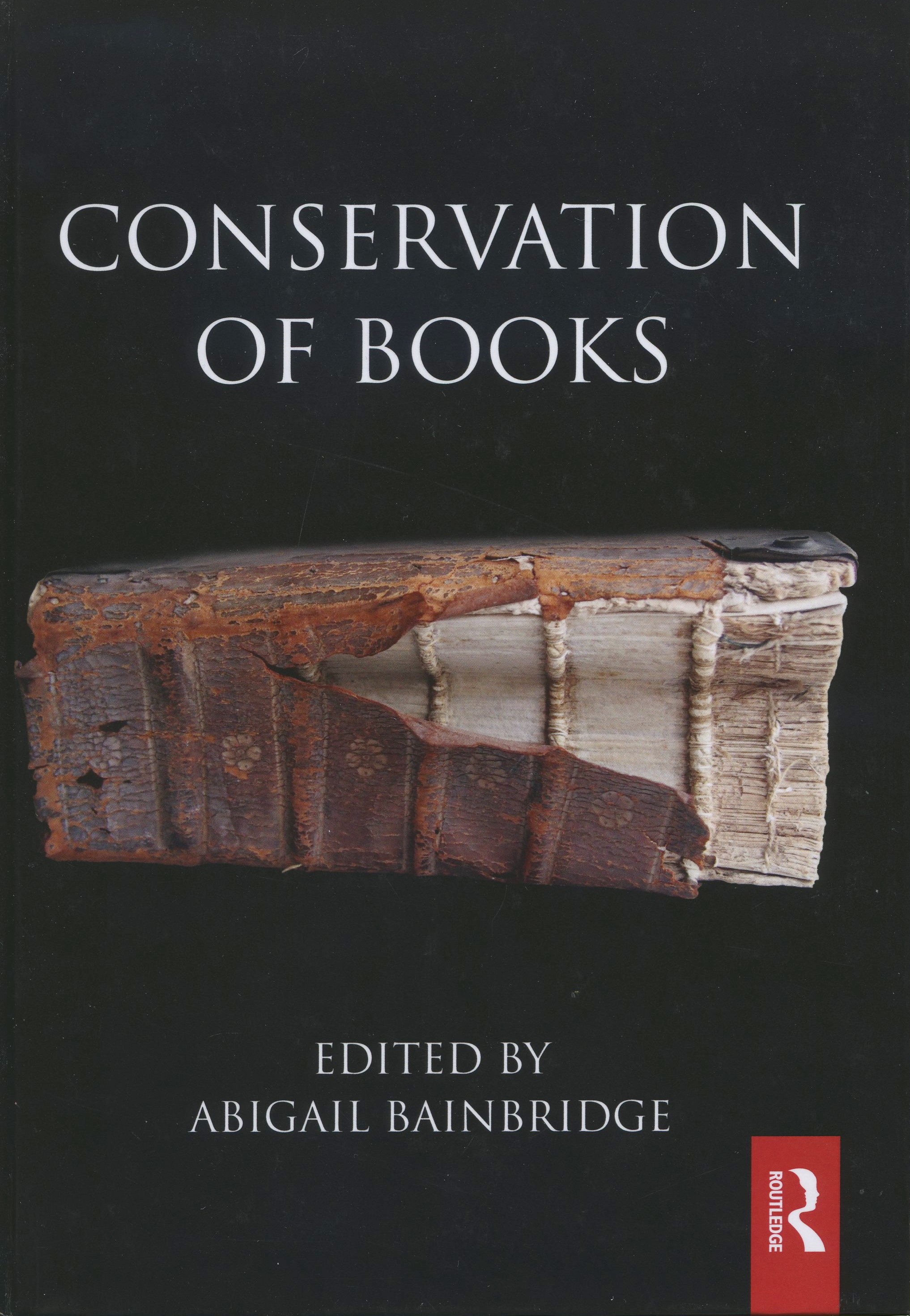 Portada libro Conservation of books