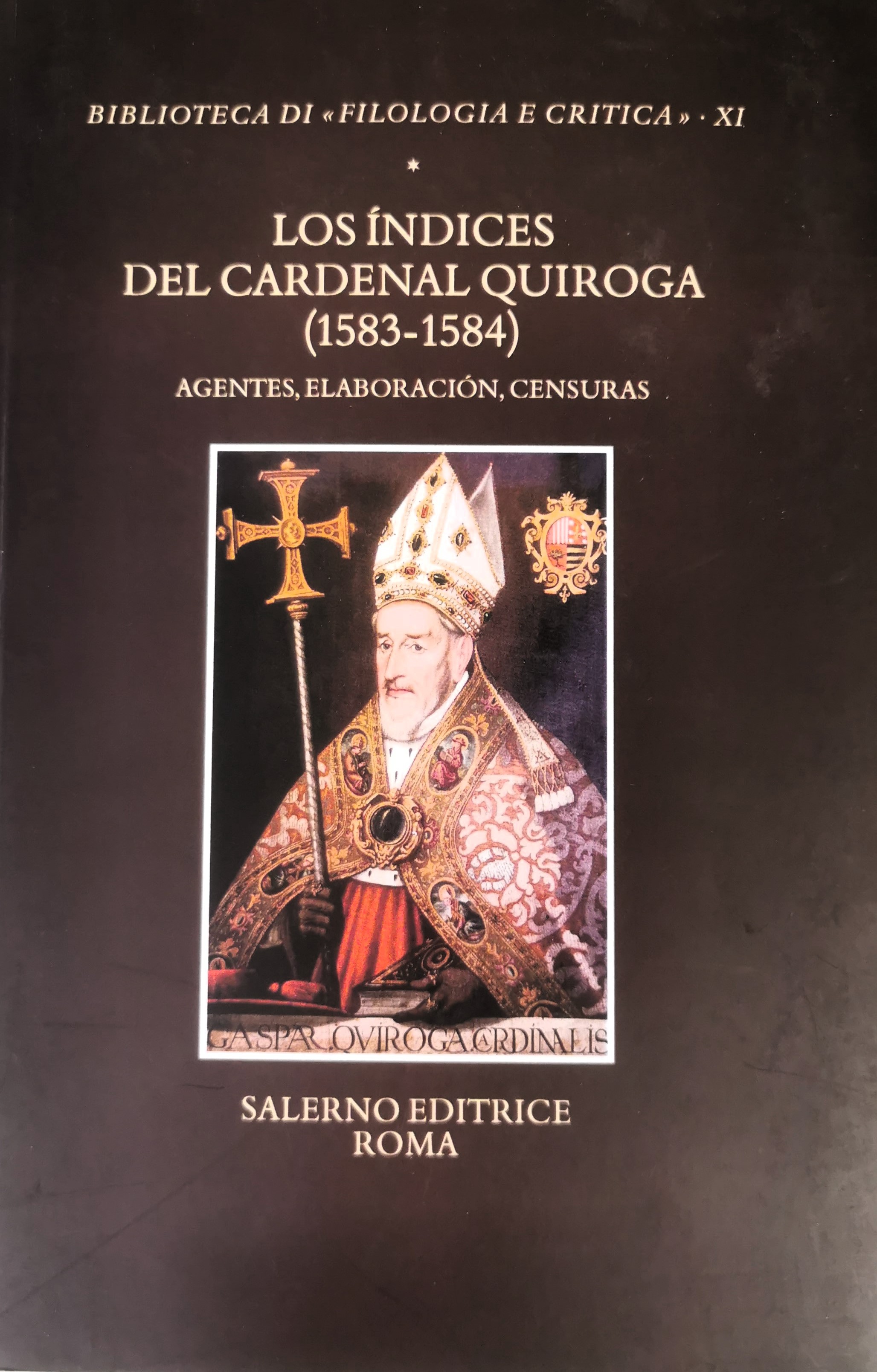 Portada libro Los índices del Cardenal Quiroga