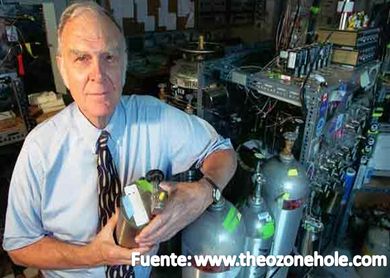 Frank Sherwood Rowland, los clorfluorocarbonos (CFCs) y la capa de ozono 