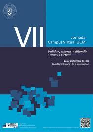 Cartel de las VII Jornadas de Campus Virtual