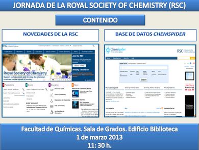 Jornada de la Royal Society of Chemistry en la Facultad de Qumicas