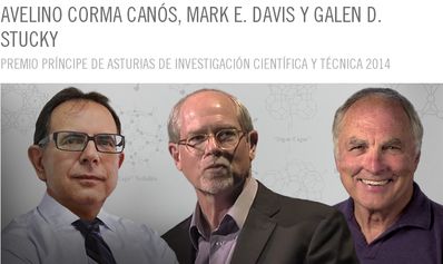 El qumico Avelino Corma galardonado con el Premio Prncipe de Asturias de Investigacin Cientfica y Tcnica 