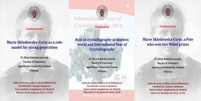 Marie Curie y la cristalografa protagonistas en la Facultad de Qumicas 