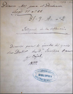 Tesis Ramón y Cajal