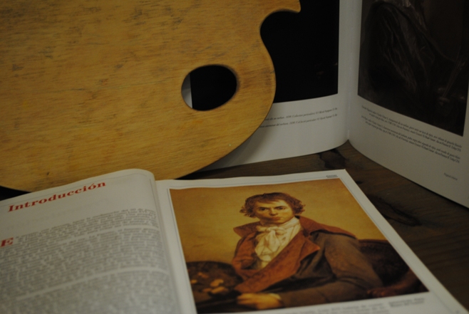 Jacques-Louis David (Pars, 1748  Bruselas, 1825) y Franois Hyacinthe Rigaud (Perpin, 1659  Pars, 1743)