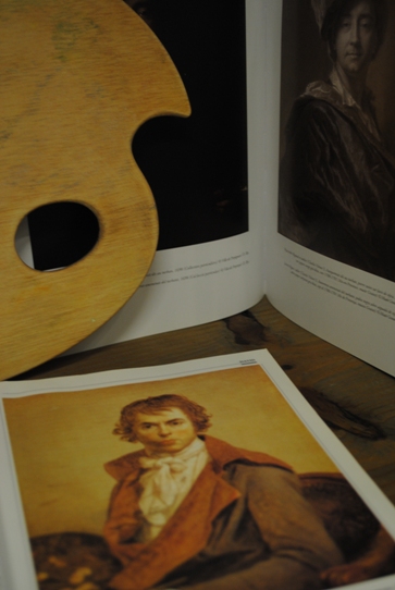 Jacques-Louis David (Pars, 1748  Bruselas, 1825) y Franois Hyacinthe Rigaud (Perpin, 1659  Pars, 1743)