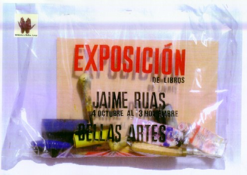 Jaime Ruas. Exposicin de libros