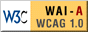 Imagen W3C-WAI 1.0, Nivel A